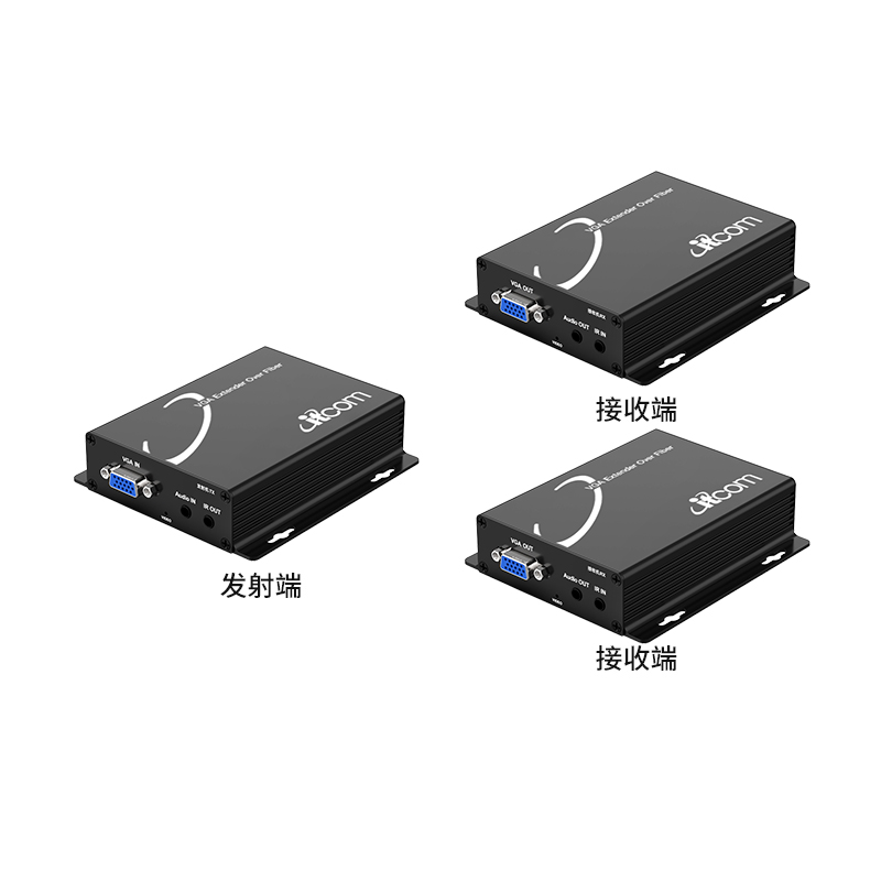 网线延长1路VGA+环出+音频+USB